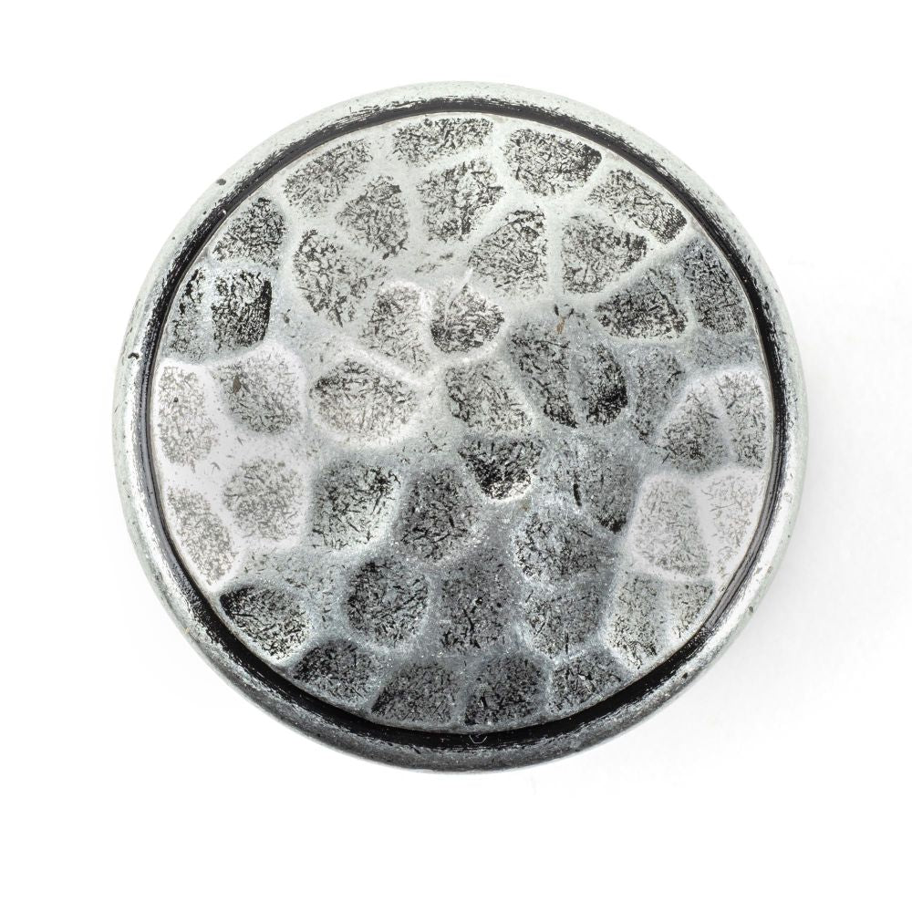 From The Anvil - Pewter Hammered Cabinet Knob - Large | Sku. 33625 | Trade Door Handles.