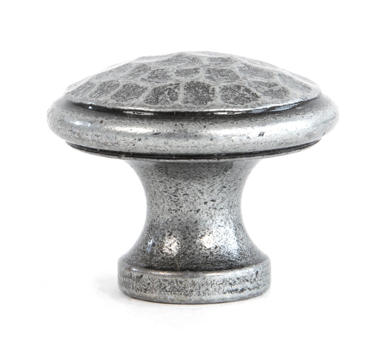 From The Anvil - Pewter Hammered Cabinet Knob - Medium | Sku. 33626 | Trade Door Handles.