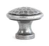 From The Anvil - Pewter Hammered Cabinet Knob - Medium | Sku. 33626 | Trade Door Handles.