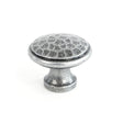 From The Anvil - Pewter Hammered Cabinet Knob - Medium | Sku. 33626 | Trade Door Handles.