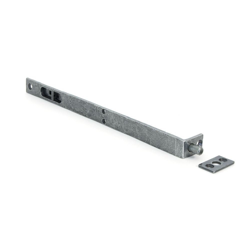From The Anvil - Pewter 12'' Flush/Slide Door Bolt | Sku. 33627 | Trade Door Handles.