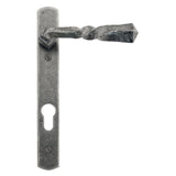 From The Anvil - Pewter Narrow Lever Espag. Lock Set | Sku. 33633 | Trade Door Handles.