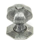 From The Anvil - Pewter Octagonal Mortice/Rim Knob Set | Sku. 33643 | Trade Door Handles.