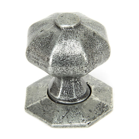 From The Anvil - Pewter Octagonal Mortice/Rim Knob Set | Sku. 33643 | Trade Door Handles.