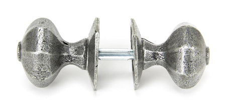 From The Anvil - Pewter Octagonal Mortice/Rim Knob Set | Sku. 33643 | Trade Door Handles.