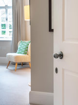 From The Anvil - Pewter Oval Mortice/Rim Knob Set | Sku. 33644 | Trade Door Handles.