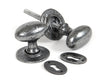From The Anvil - Pewter Oval Mortice/Rim Knob Set | Sku. 33644 | Trade Door Handles.