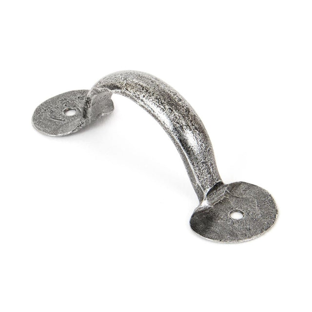 From The Anvil - Pewter 4" Bean D Handle | Sku. 33645 | Trade Door Handles.