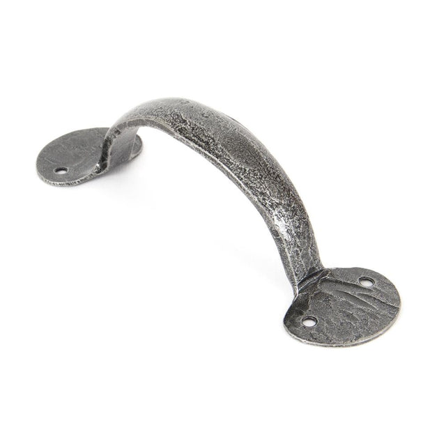 From The Anvil - Pewter 6" Bean D Handle | Sku. 33646 | Trade Door Handles.