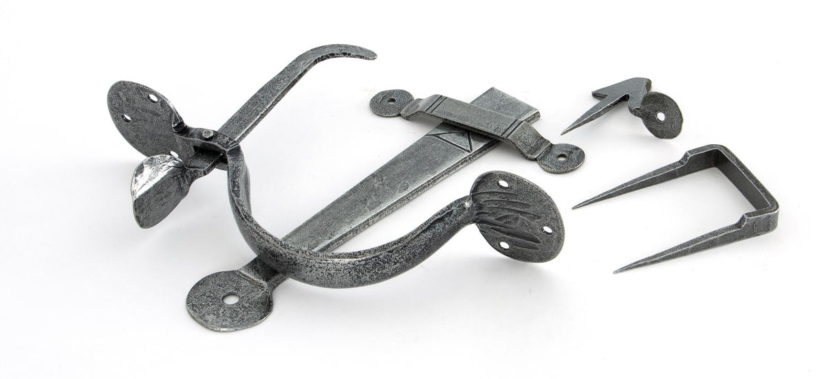 From The Anvil - Pewter Medium Bean Thumblatch | Sku. 33649 | Trade Door Handles.