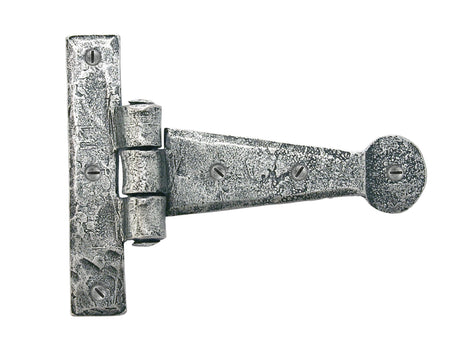 From The Anvil - Pewter 4" Penny End T Hinge (pair) | Sku. 33650 | Trade Door Handles.