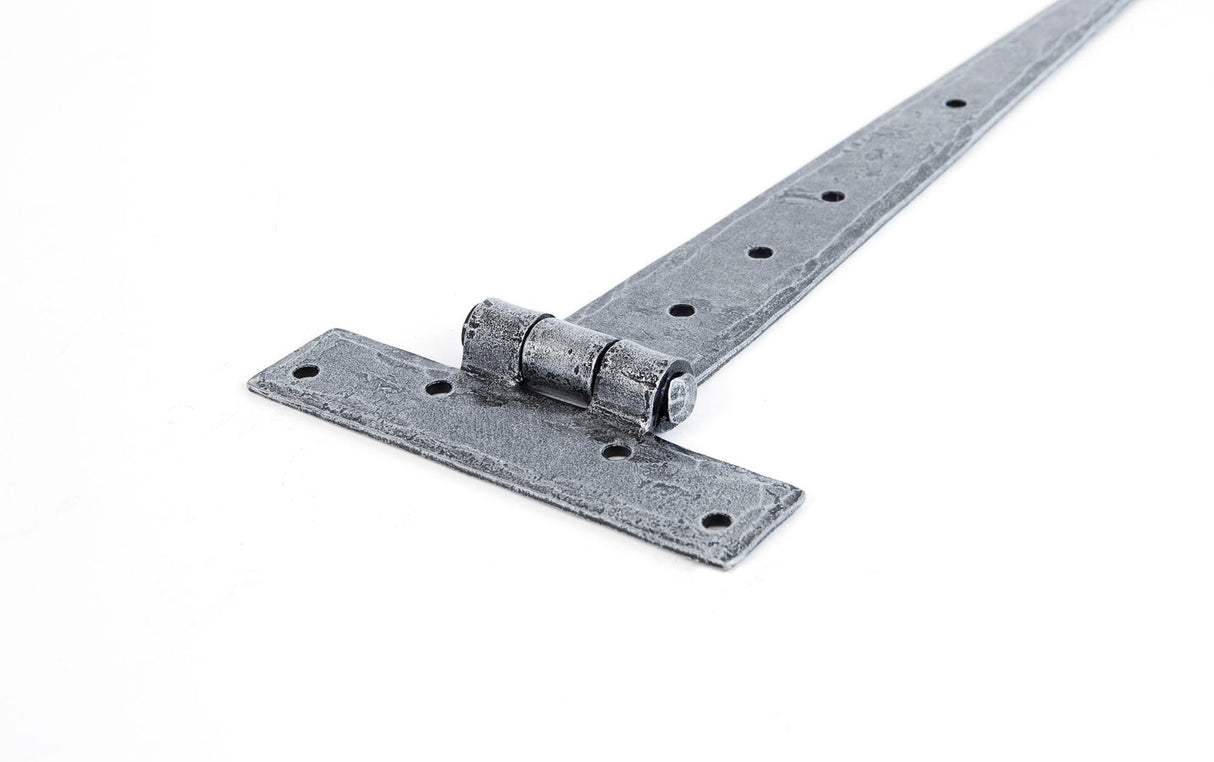 From The Anvil - Pewter 12" Penny End T Hinge (pair) | Sku. 33652 | Trade Door Handles.