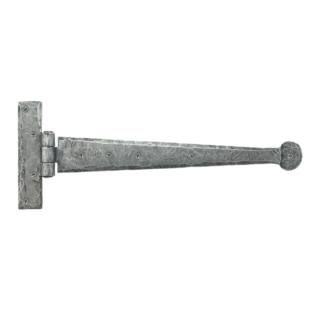 From The Anvil - Pewter 12" Penny End T Hinge (pair) | Sku. 33652 | Trade Door Handles.