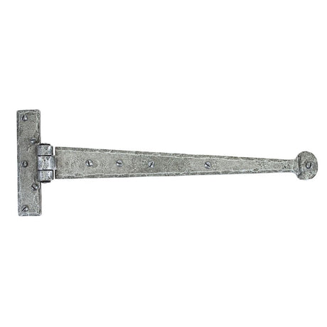 From The Anvil - Pewter 15" Penny End T Hinge (pair) | Sku. 33653 | Trade Door Handles.