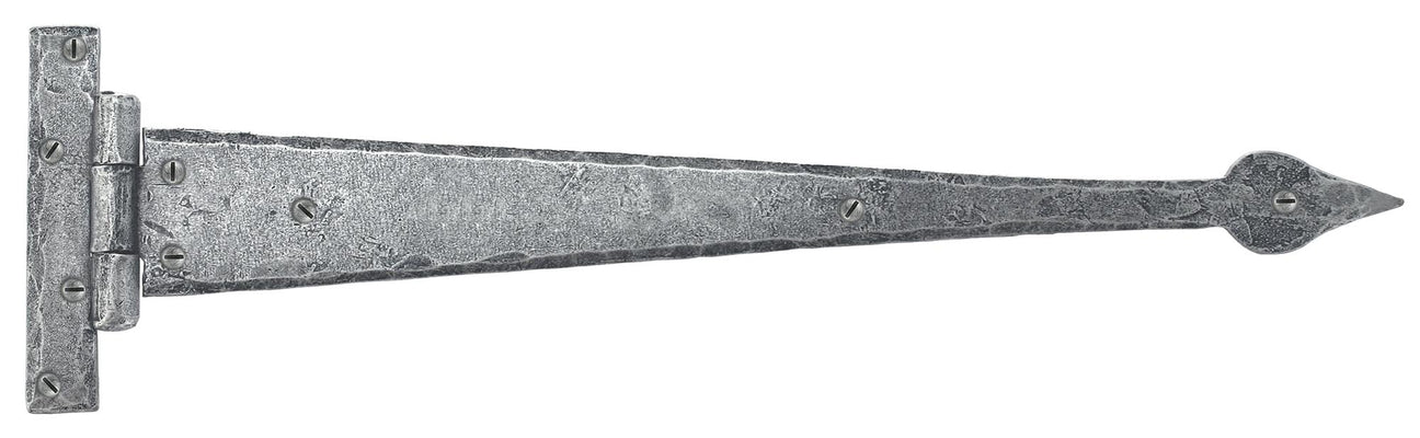 From The Anvil - Pewter 18" Arrow Head T Hinge (pair) | Sku. 33654 | Trade Door Handles.