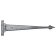 From The Anvil - Pewter 18" Arrow Head T Hinge (pair) | Sku. 33654 | Trade Door Handles.