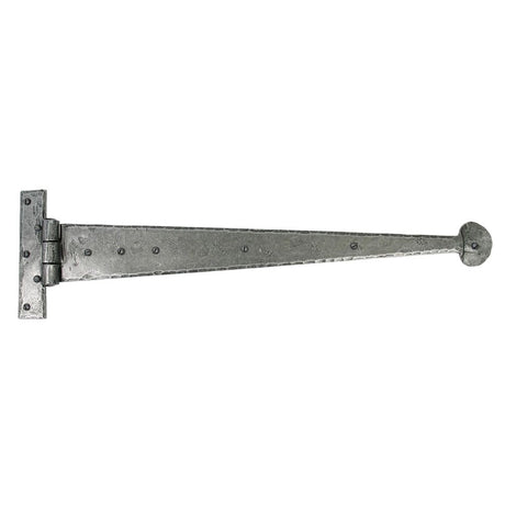 From The Anvil - Pewter 22" Penny End T Hinge (pair) | Sku. 33655 | Trade Door Handles.