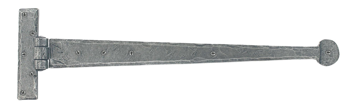 From The Anvil - Pewter 18" Penny End T Hinge (pair) | Sku. 33656 | Trade Door Handles.