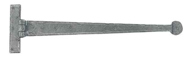 From The Anvil - Pewter 18" Penny End T Hinge (pair) | Sku. 33656 | Trade Door Handles.