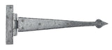 From The Anvil - Pewter 12" Arrow Head T Hinge (pair) | Sku. 33657 | Trade Door Handles.