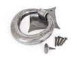 From The Anvil - Pewter Ring Door Knocker | Sku. 33658 | Trade Door Handles.