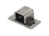 From The Anvil - Pewter Receiver Bridge For 4" Straight Bolt | Sku. 33660K | Trade Door Handles.