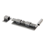 From The Anvil - Pewter 4" Straight Door Bolt | Sku. 33660 | Trade Door Handles.