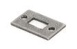 From The Anvil - Pewter Mortice Plate For 4" Cranked Bolt | Sku. 33661K | Trade Door Handles.