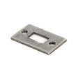 From The Anvil - Pewter Mortice Plate For 4" Cranked Bolt | Sku. 33661K | Trade Door Handles.