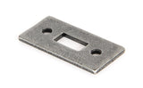 From The Anvil - Pewter Mortice Plate For 6" Cranked Bolt | Sku. 33662K | Trade Door Handles.