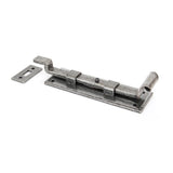 From The Anvil - Pewter 6" Cranked Door Bolt | Sku. 33662 | Trade Door Handles.