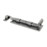 From The Anvil - Pewter 6" Straight Door Bolt | Sku. 33663 | Trade Door Handles.