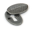 From The Anvil - Pewter Oval Escutcheon & Cover | Sku. 33664 | Trade Door Handles.