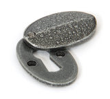 From The Anvil - Pewter Oval Escutcheon & Cover | Sku. 33664 | Trade Door Handles.