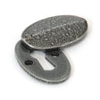 From The Anvil - Pewter Oval Escutcheon & Cover | Sku. 33664 | Trade Door Handles.