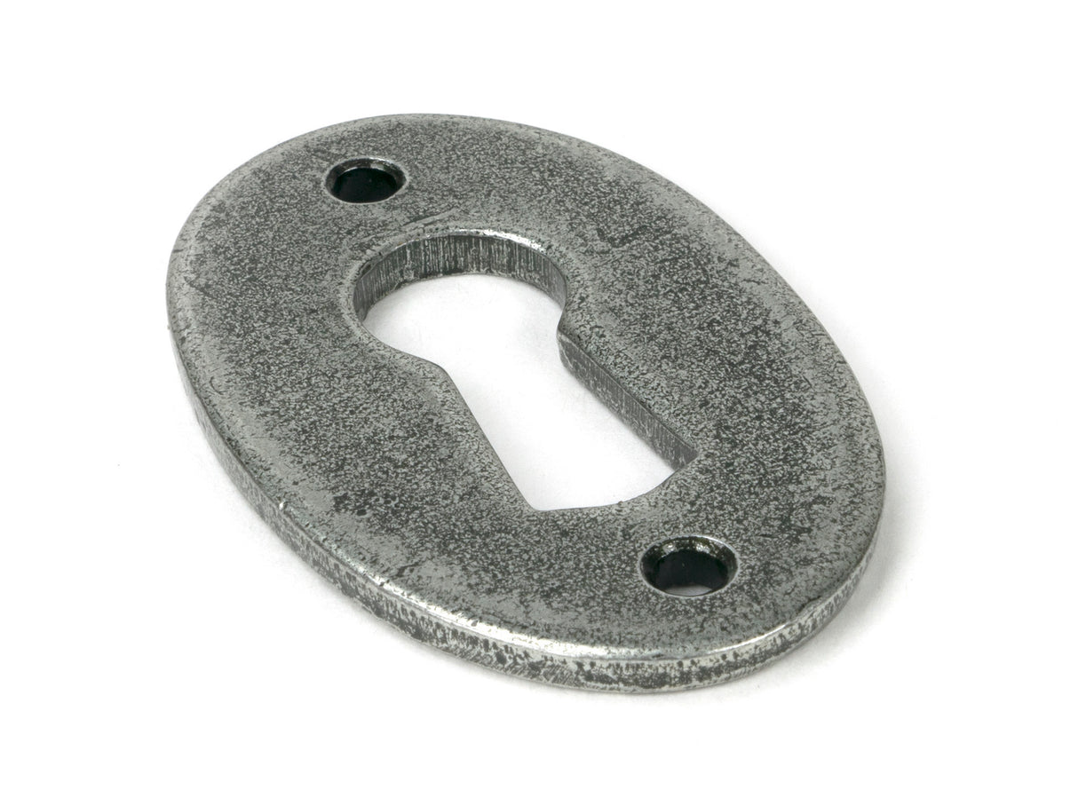 From The Anvil - Pewter Oval Escutcheon | Sku. 33665 | Trade Door Handles.