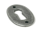 From The Anvil - Pewter Oval Escutcheon | Sku. 33665 | Trade Door Handles.