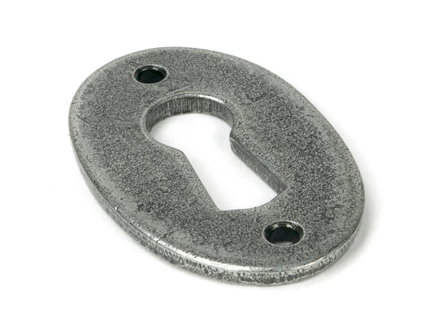 From The Anvil - Pewter Oval Escutcheon | Sku. 33665 | Trade Door Handles.