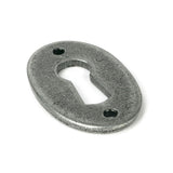 From The Anvil - Pewter Oval Escutcheon | Sku. 33665 | Trade Door Handles.