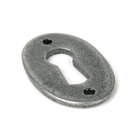 From The Anvil - Pewter Oval Escutcheon | Sku. 33665 | Trade Door Handles.