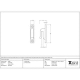 From The Anvil - Pewter Hook Plate | Sku. 33669 | Trade Door Handles.