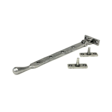 From The Anvil - Pewter 10" Peardrop Stay | Sku. 33678 | Trade Door Handles.