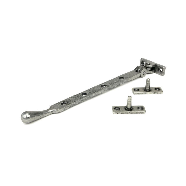 From The Anvil - Pewter 10" Peardrop Stay | Sku. 33678 | Trade Door Handles.