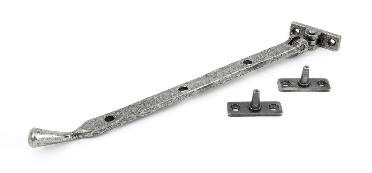 From The Anvil - Pewter 12" Peardrop Stay | Sku. 33679 | Trade Door Handles.