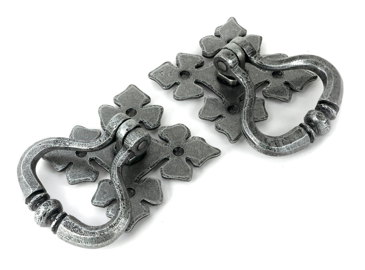 From The Anvil - Pewter Shakespeare Ring Turn Set | Sku. 33686 | Trade Door Handles.