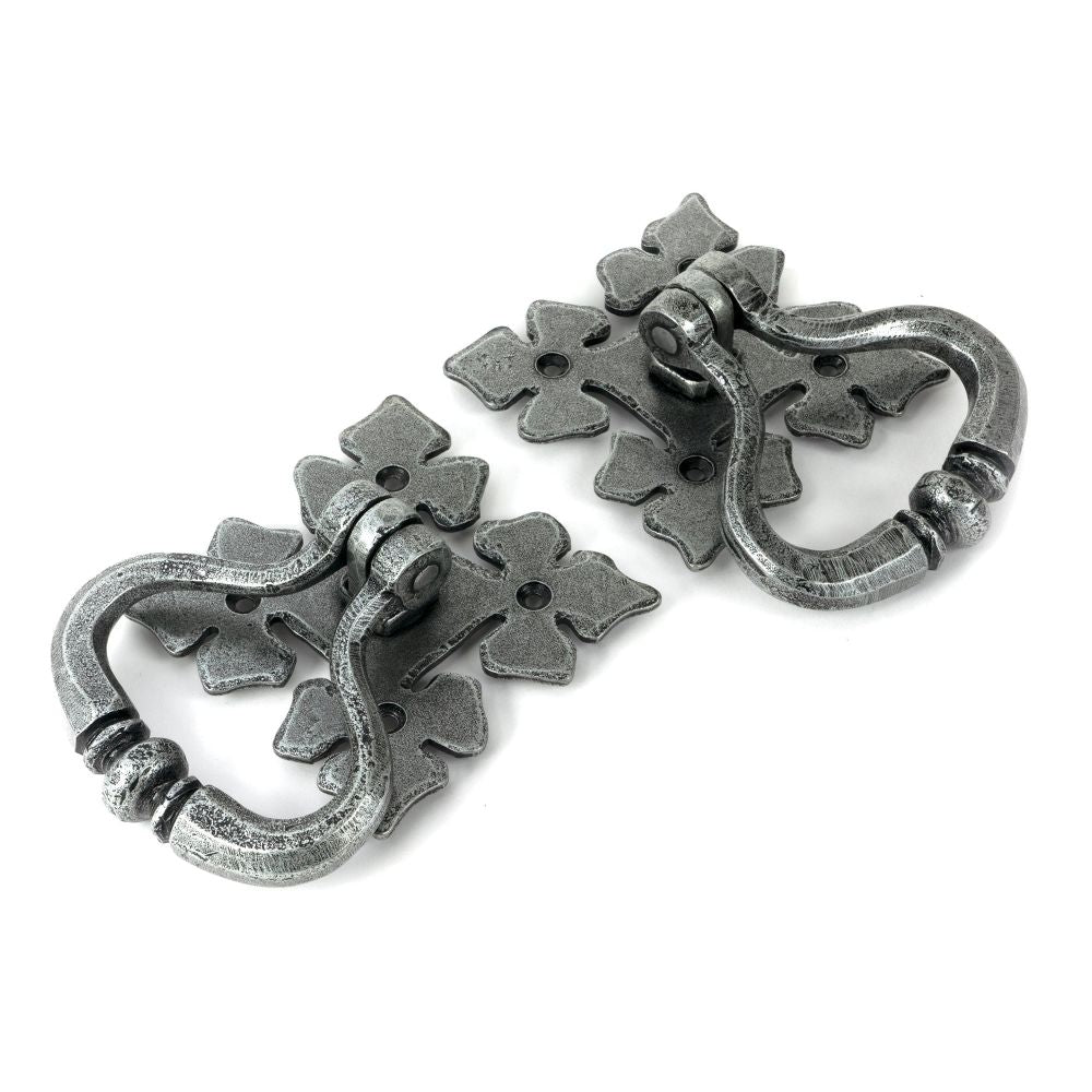 From The Anvil - Pewter Shakespeare Ring Turn Set | Sku. 33686 | Trade Door Handles.