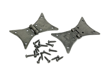 From The Anvil - Pewter 3" Butterfly Hinge (pair) | Sku. 33687 | Trade Door Handles.