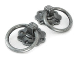 From The Anvil - Pewter Ring Turn Handle Set | Sku. 33689 | Trade Door Handles.