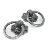 From The Anvil - Pewter Ring Turn Handle Set | Sku. 33689 | Trade Door Handles.