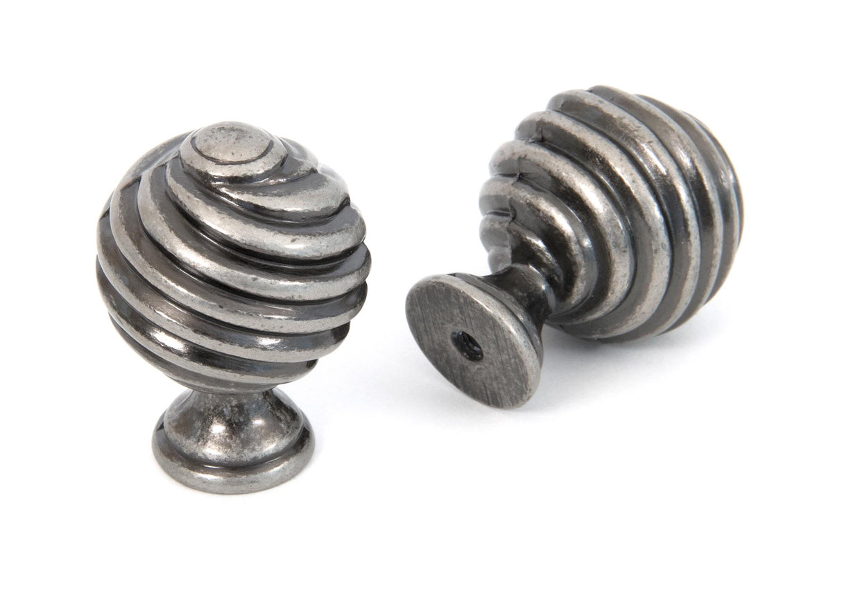 From The Anvil - Pewter Twist Cabinet Knob | Sku. 33691 | Trade Door Handles.